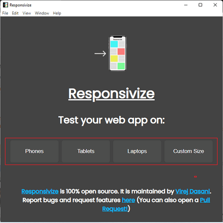 Responsivize main UI