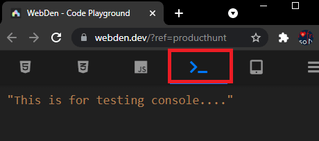 WebDen Console