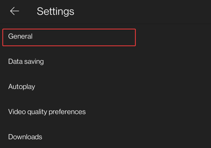 General Settings