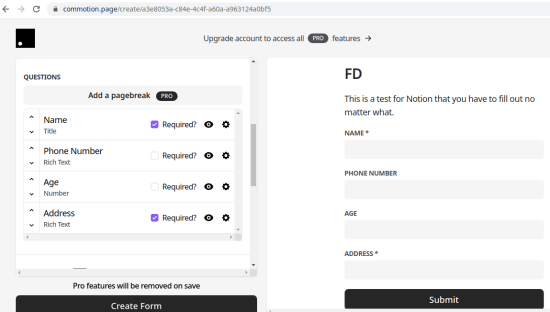 Commotion Form Builder