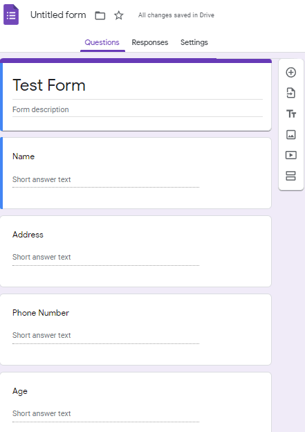 Design a Form