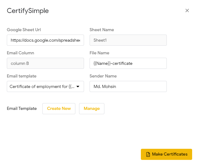 CertifySimple