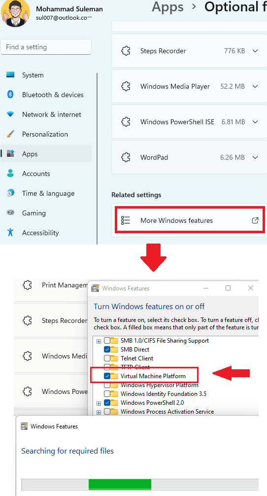 Virtual Machine Platform Enable