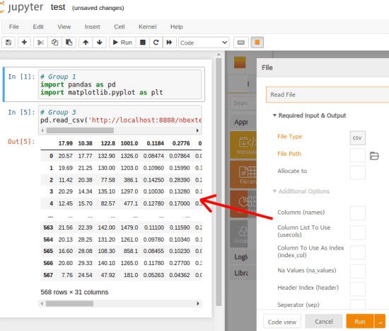 Visual Python FIle Code