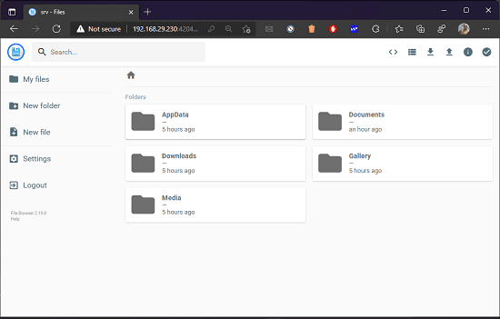 CasaOS File Manager