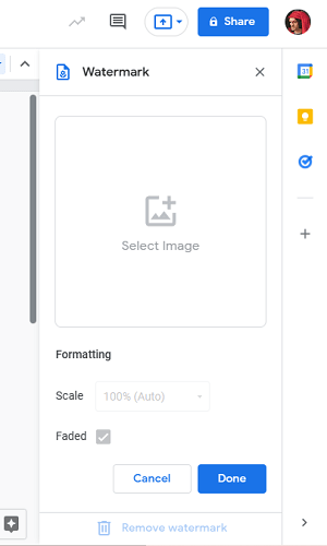 How to Quickly Add Watermark to All Pages in Google Docs