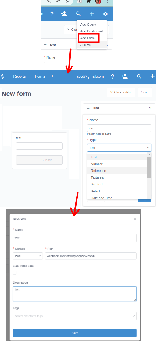 Motor Admin Forms