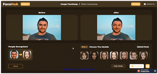 facehub face swap 2