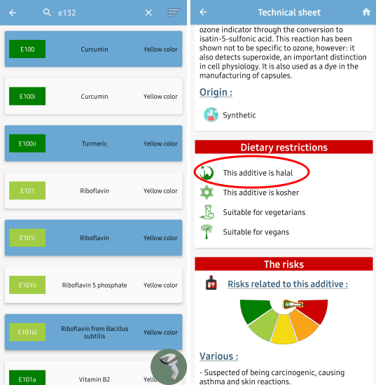 Food Additives Halal Food Finder