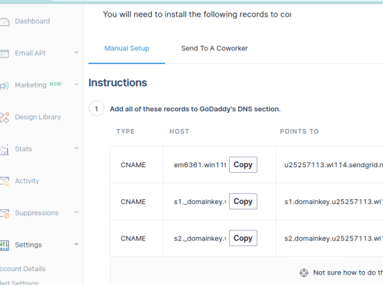 Verify Domain