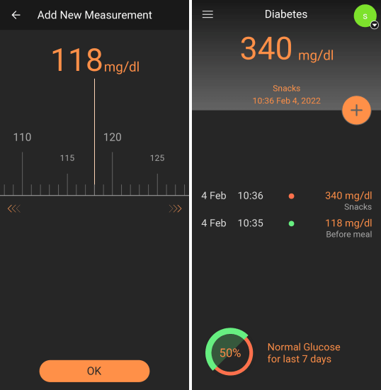 Blood Sugar Diary for Diabetes