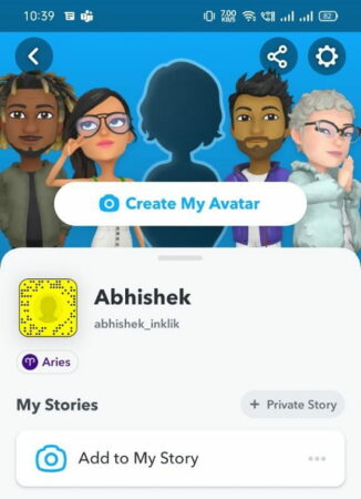 snapchat profile