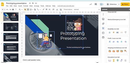 Google Slides Plugin to Insert Stock Photos, Illustrations, Icons in Slides