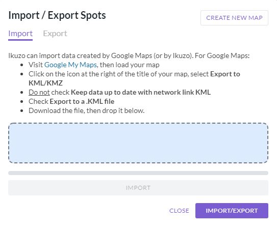 Import Export Maps