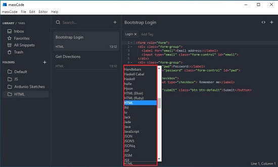 Syntax Highlighting