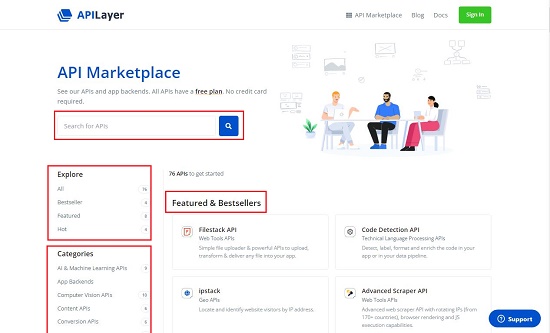 APILayer Marketplace