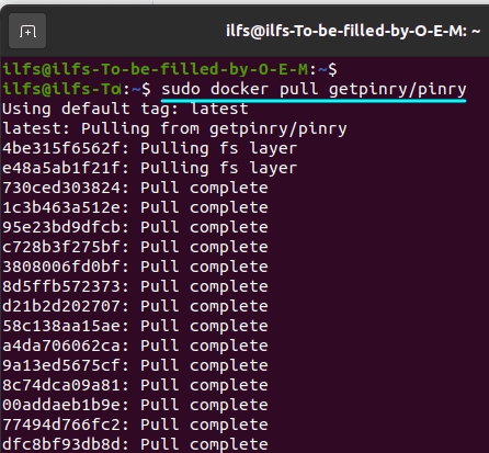 Docker Pull Pinry