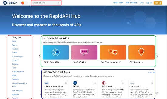 RapidAPI Hub