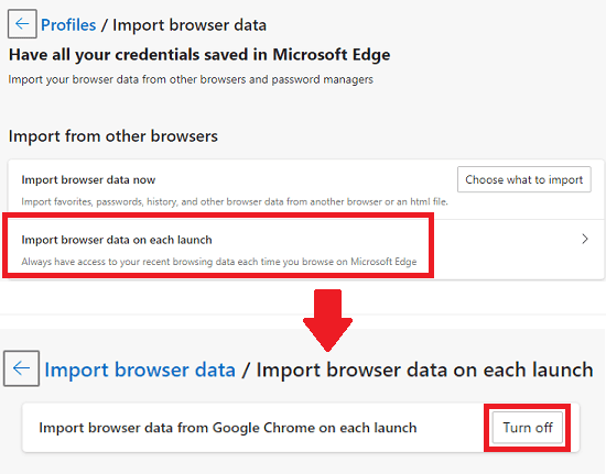 Edge Tun rOff Data import at Every Launch