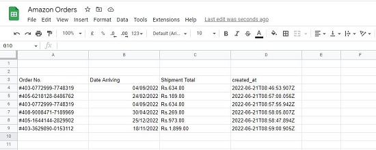 Google Sheets