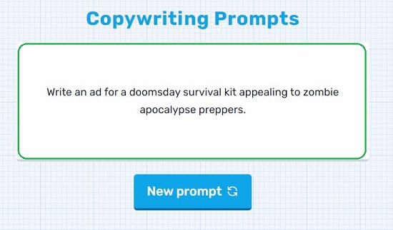 Copywriting Prompt 1