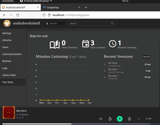 Audiobookshelf Analytics