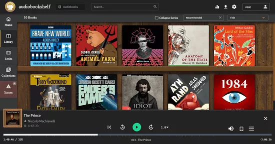 Free Self hosted Audiobook and Podcast Platform Audiobookshelf