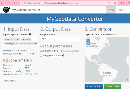 MyGeodata Converter