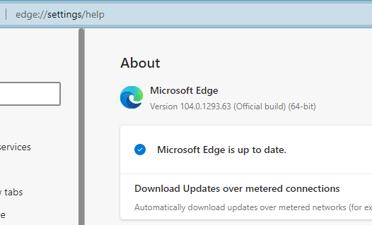 Edge Latest Version