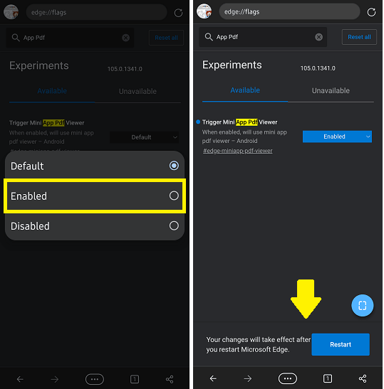 Edge PDF Viewer Flag Enabled