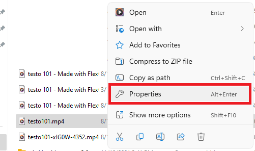 File Properties