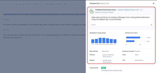 Predictive Performance Score