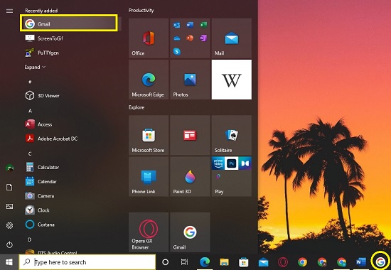 Start menu and Task bar availability