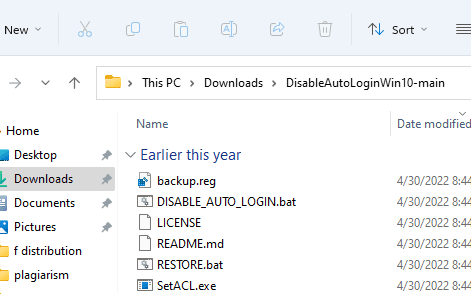 DisableAutoLoginWin10 Files
