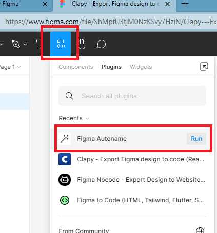 Figma Autoname Plugin