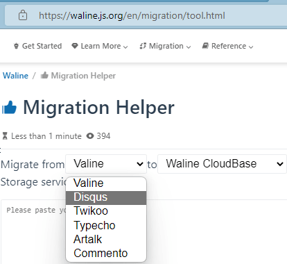 Waline Disqus Migrator