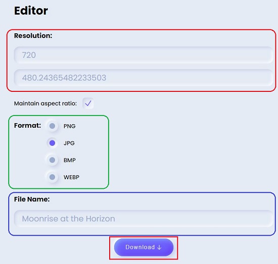 Configuration settings