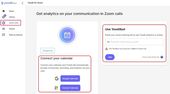 Integrate Zoom Calls