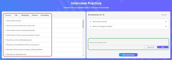 Interview Practice