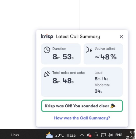 Call Summary