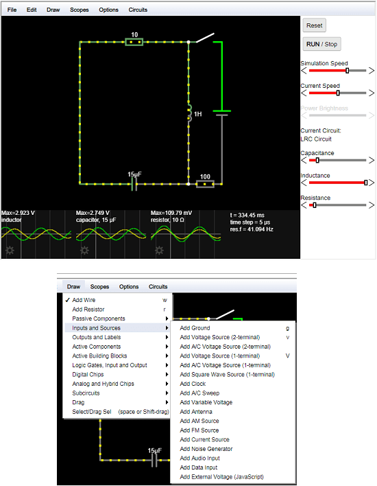 Circuit Simulator Applet