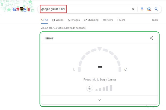 Google Guitar Tuner