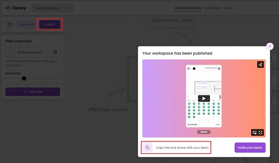 Publish Workspace