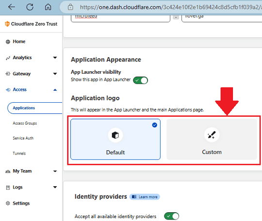 Cloudflare Zero Trust Customize Login Page