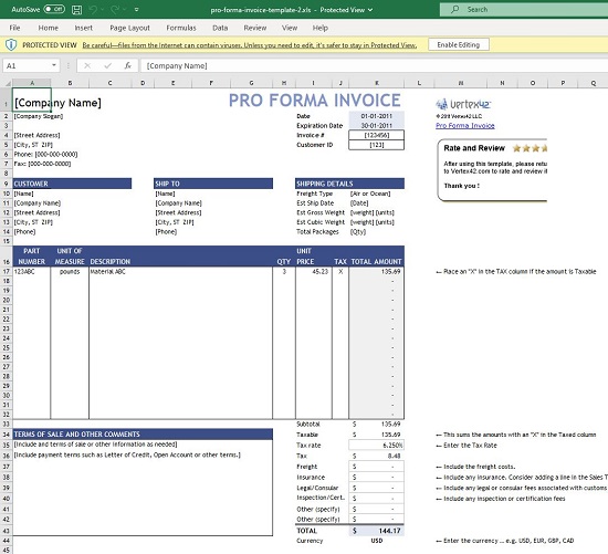 Online Invoices 