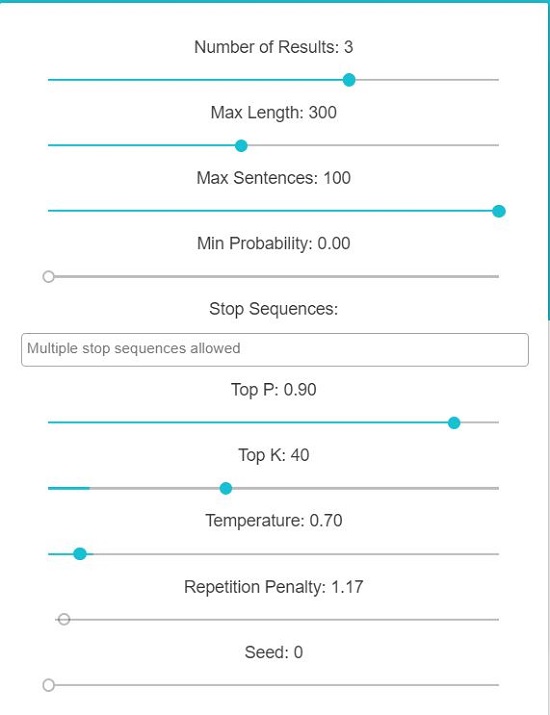 Configuration options