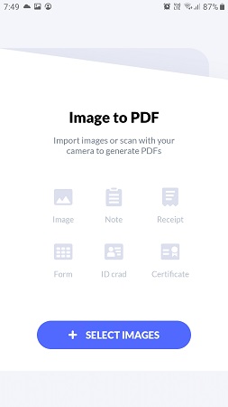 Image to PDF - PDF Maker (Simple Design)