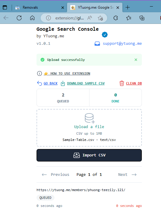 Import CSV File