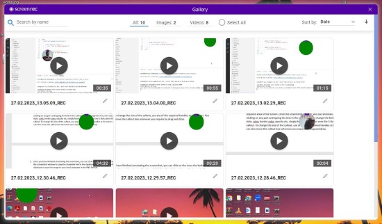 ScreenRec Gallery