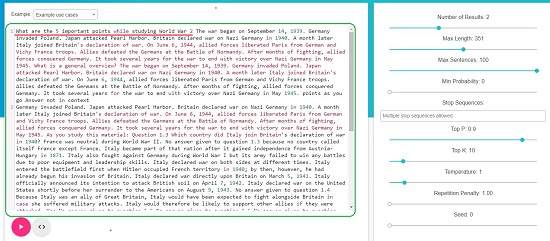 Study Note example 